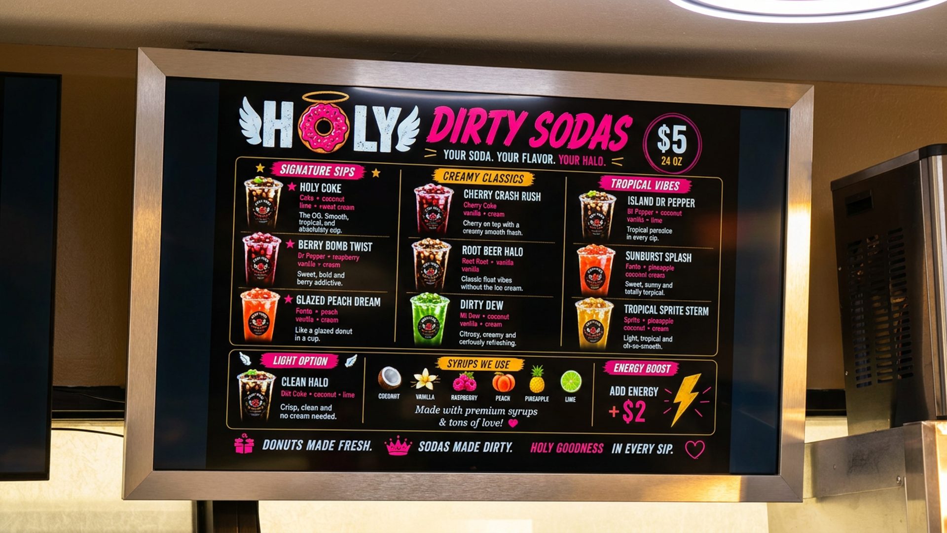 Holy dirty sodas