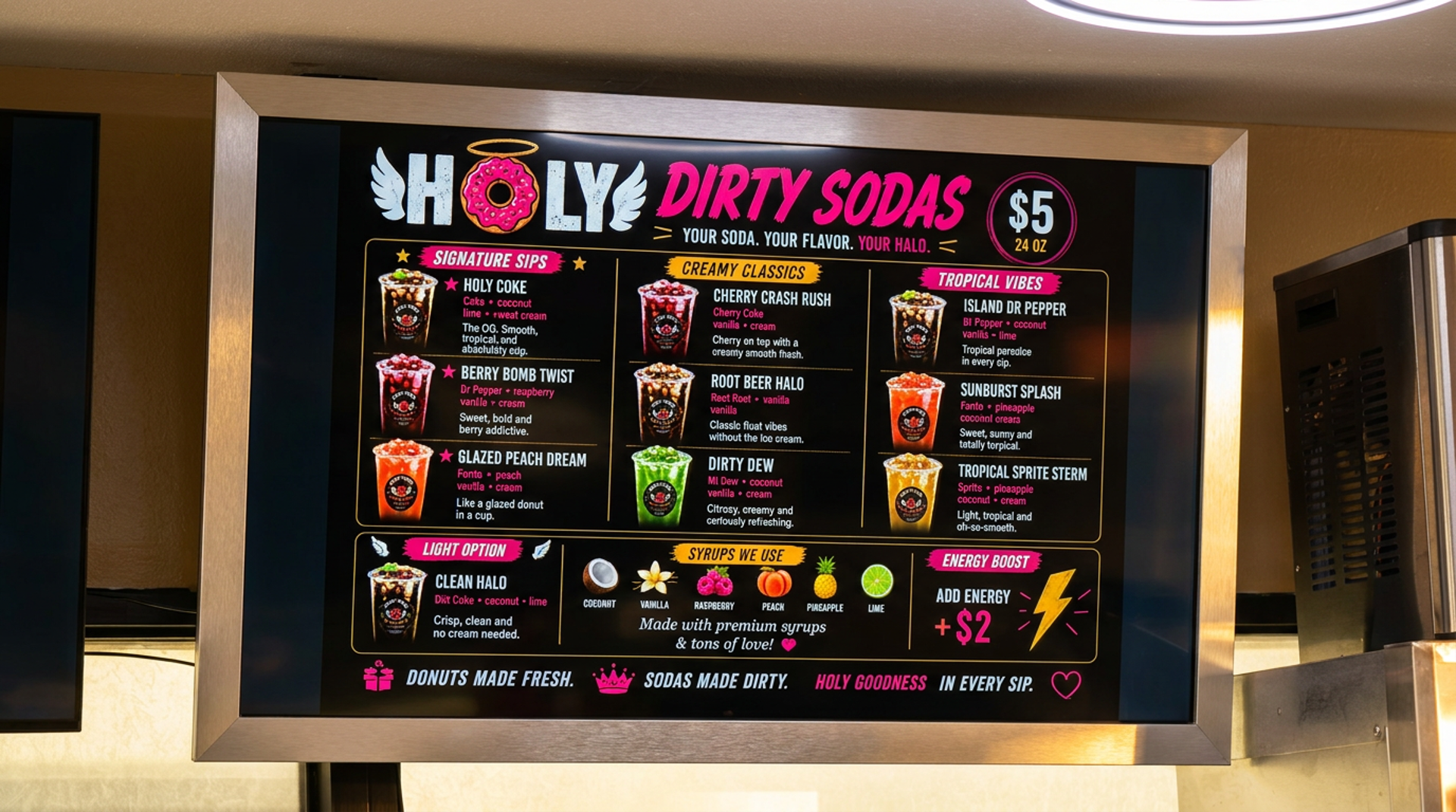 Holy dirty sodas
